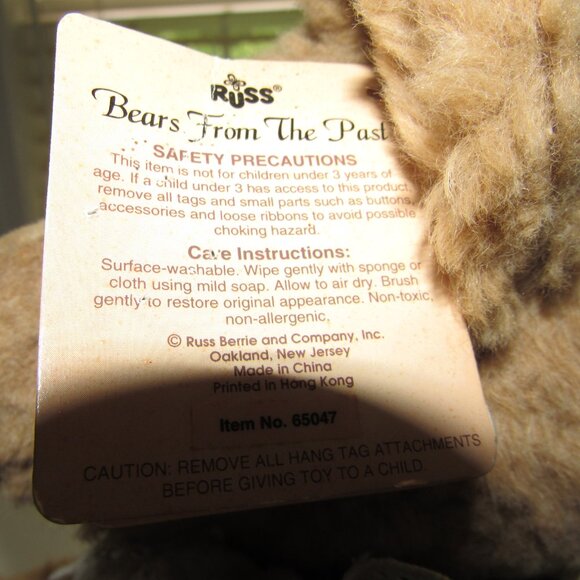 Vintage Russ Bears From The Past Fully Jointed Teddy Bear Chic Cottagecore Decor - Picture 8 of 10